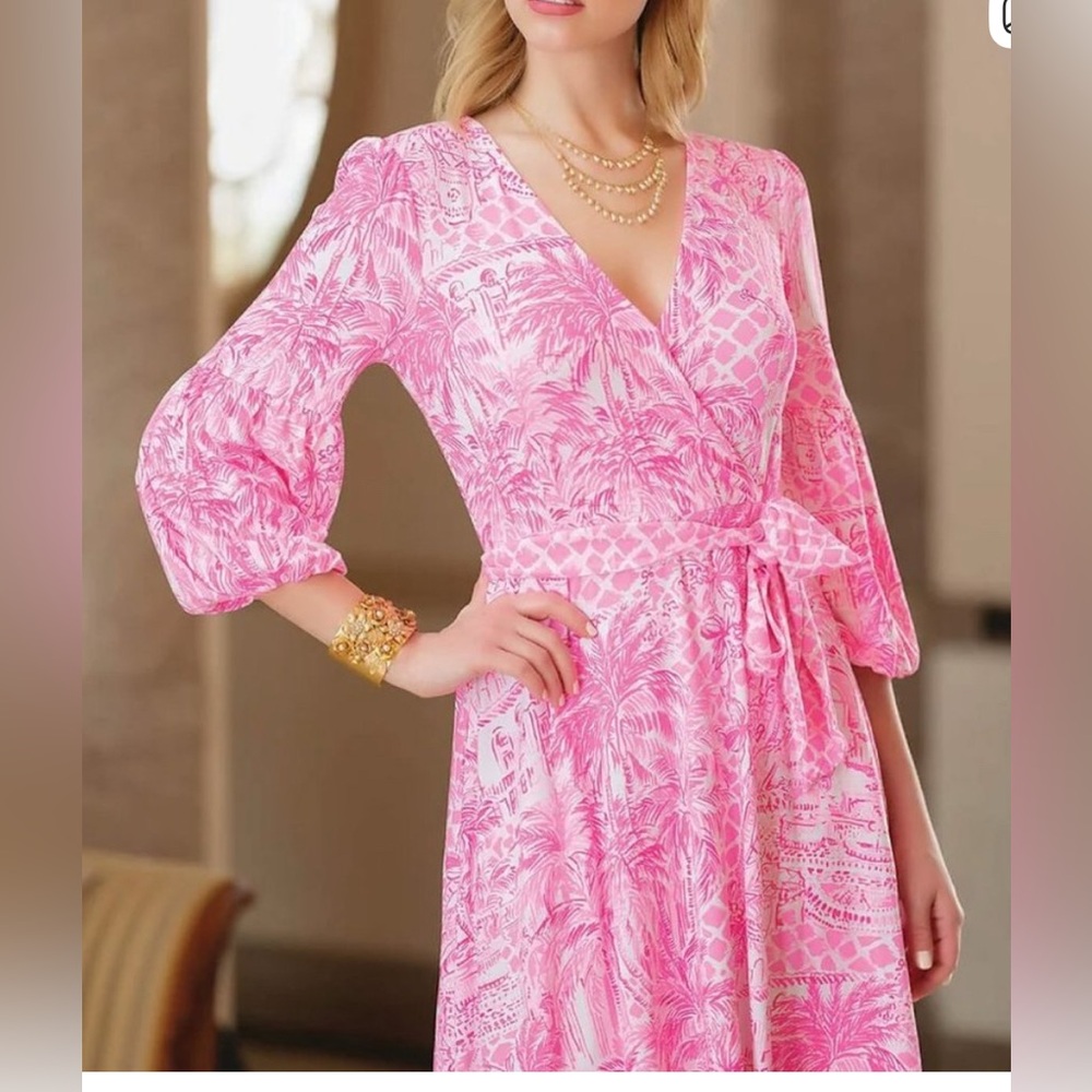 Lilly Pulitzer Chase wrap dress. Medium
